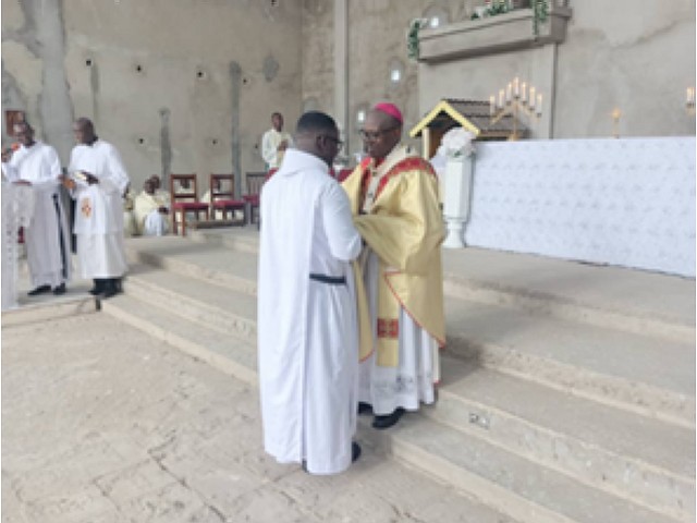 Feierliche Profess von Frt. Isaac Ankamah