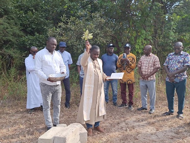 Laying of the foundation stone of the Mohan Ousmane mental health center